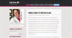 Desktop Screenshot of leahtorres.com